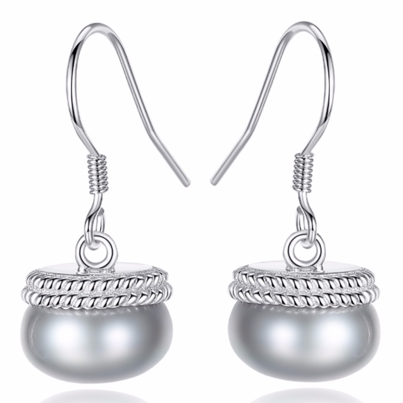 Earrings Freshwater Pearl 0.925 Sterling Silver